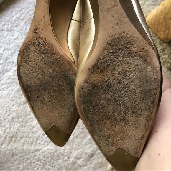 Cole Haan Gold Wedges 7M - Picture 16 of 16